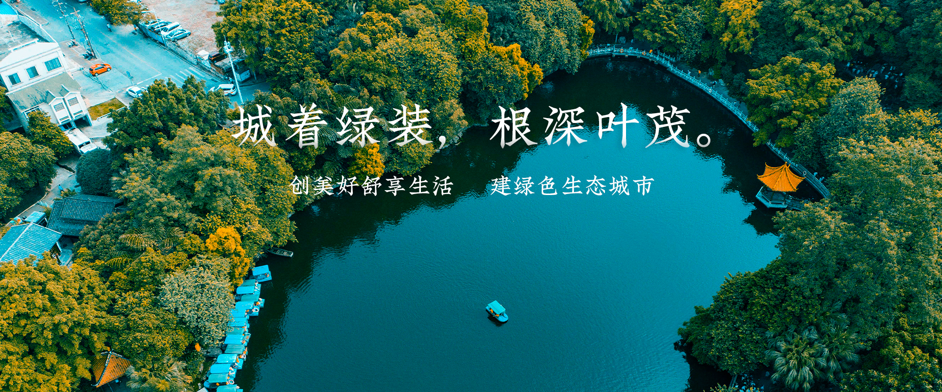 城著綠裝，根深葉茂